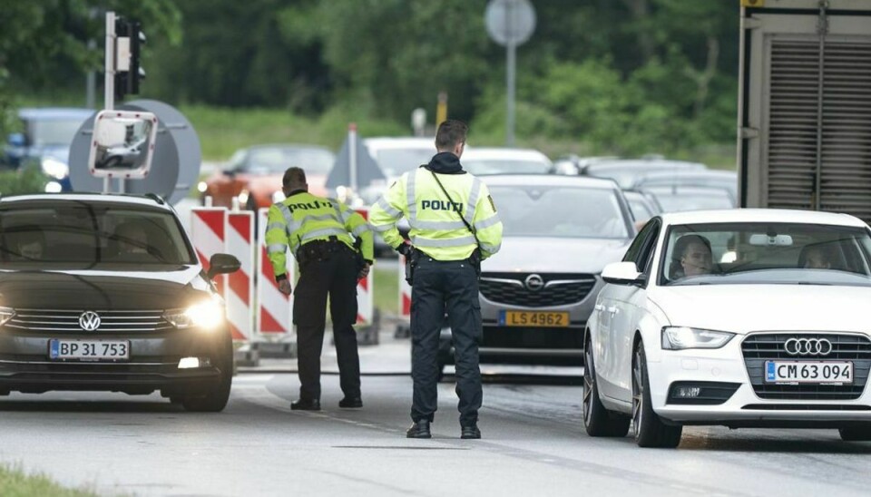 Særligt ved grænserne på vej mod Danmark forventes det, at der vil være forsinkelser. Det skyldes blandt andet grænsekontrol ved grænsen til Tyskland. Foto: Claus Fisker/Ritzau Scanpix