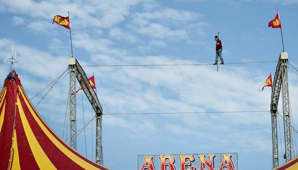 Ulykken skete under et nummer i Cirkus Arena i 2018. Arkivfoto: Torkil Adsersen/Scanpix.