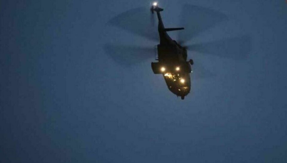 Ved tidligere eftersøgninger af den 73-årige er der gjort brug af helikopter, droner og politihunde. Foto: Local Eyes