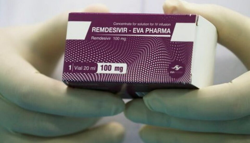 Prisen for behandling af coronapatienter med Remdesivir bliver i de fleste tilfælde 15.500 kroner. Foto: Amr Abdallah Dalsh/Reuters Prisen for behandling af coronapatienter med Remdesivir bliver i de fleste tilfælde 15.500 kroner. Foto: Amr Abdallah Dalsh/Reuters