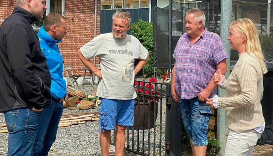 Beboere på Nørreskov Bakke planlægger at lave en række aktioner for at gøre opmærksom på deres situation. Foto: TV2 Østjylland.
