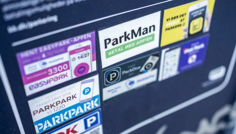 Parkeringstjenesten ParkPark, der blandt andet servicerer parkerende i København møder voldsom kritik. Foto: Scanpix