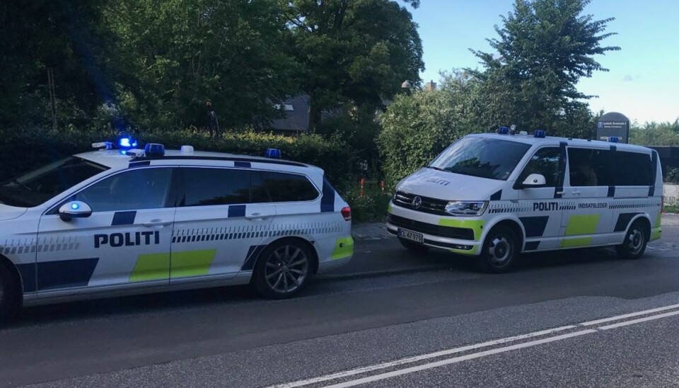 Nordsjællands Politi skulle torsdag undersøge, hvilke kemikalier der er blevet brugt til rengøringen. Foto: Presse-fotos.dk