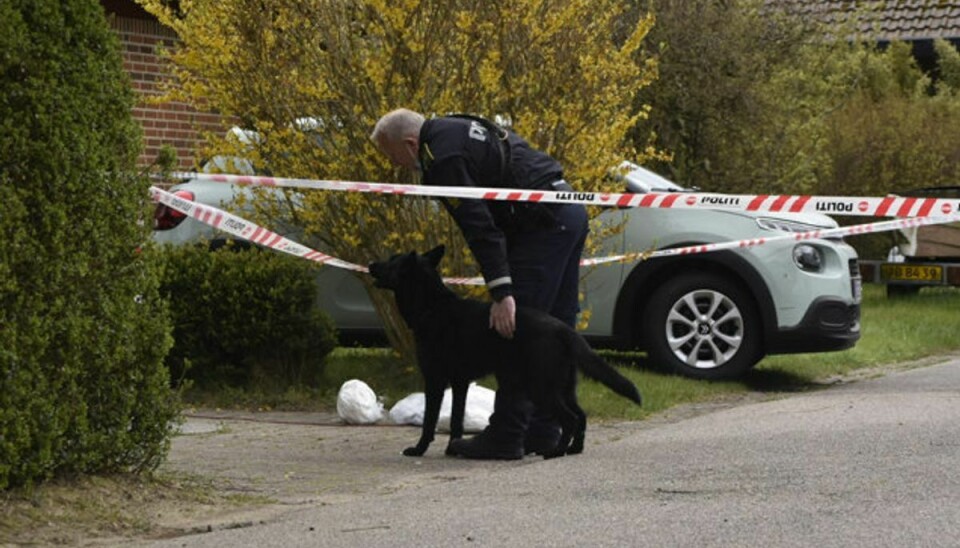 Det var her i deres hjem i Rindum ved Ringkøbing ægteparret tilbage i april blev fundet døde. Foto: Presse-fotos.dk.