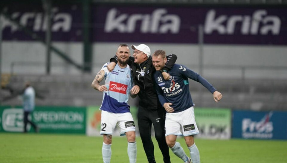 Sønderjyske spiller også i Superligaen i næste sæson. Foto: Claus Fisker/Scanpix