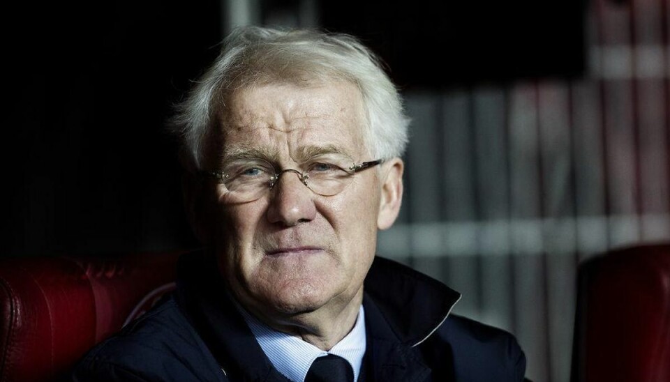 Morten Olsen var blot én kamp fra verdensrekord Morten Olsen var kun én kamp fra en verdensrekord. Foto: Liselotte Sabroe/Scanpix.