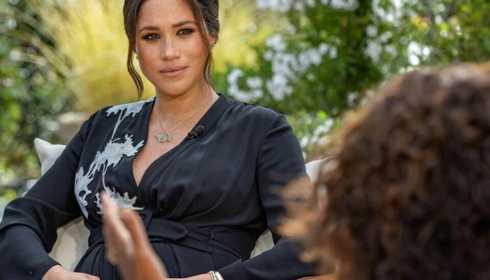 Normalt skal der noget til før at gøre Oprah Winfrey tavs – men det formår Meghan Markle. Foto: Ritzau Scanpix. Normalt skal der noget til før at gøre Oprah Winfrey tavs – men det formår Meghan Markle. Foto: Ritzau Scanpix.