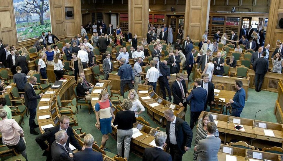 Folketinget stemmer hastelov om udlændinge igennem Arkivfoto: Keld Navntoft/Scanpix.