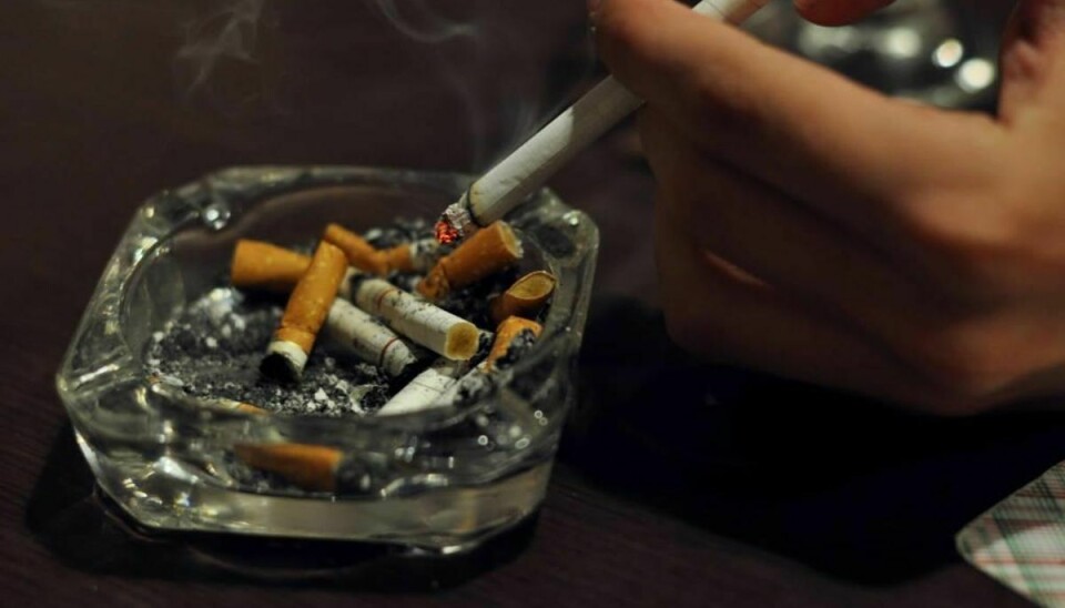 Ny undersøgelse slår fast at hver sjette person er udsat for passiv rygning på arbejdspladsen – og det vækker bekymring. Arkivfoto: Colourbox.