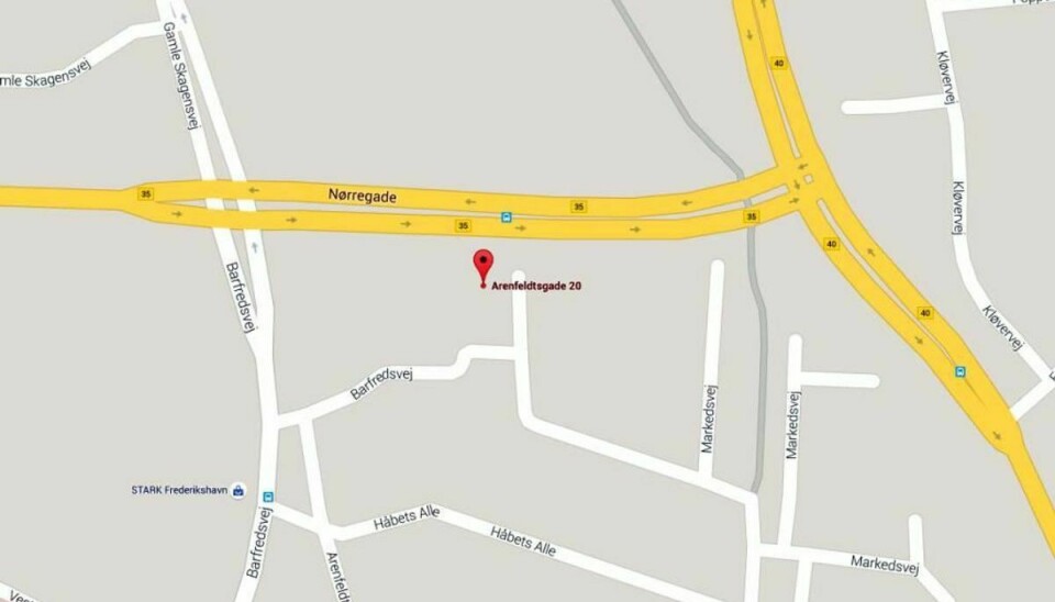 Kvinden forlod plejehjemmet “Kastaniegården” i Frederikshavn. Foto: Google Maps.
