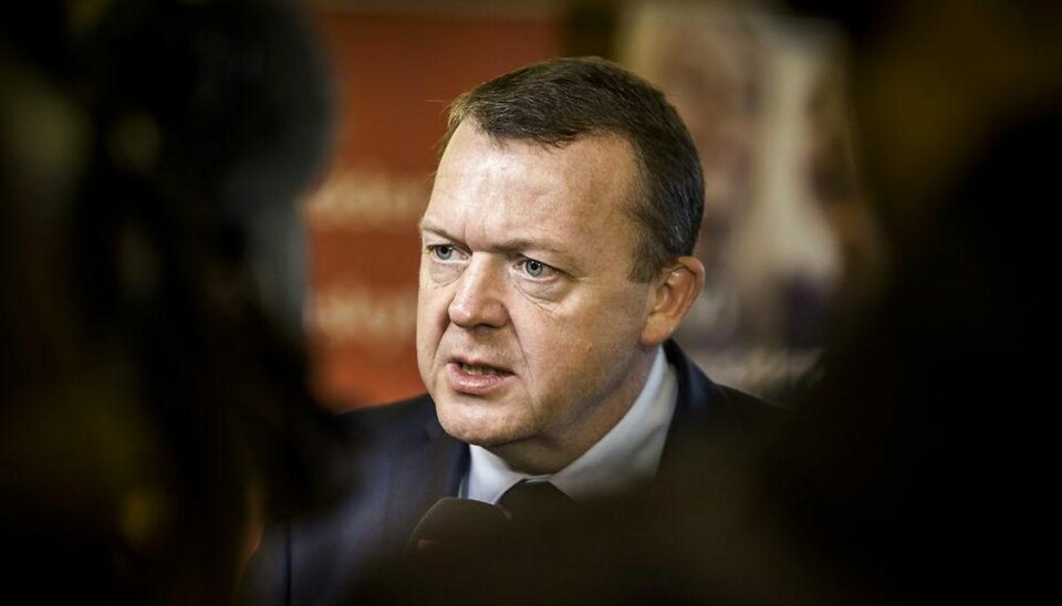 Løkke kalder ulandsbistand til flygtninge for et dilemma Statsminister Lars Løkke Rasmussen (V). Foto: Thomas Lekfeldt/Scanpix.
