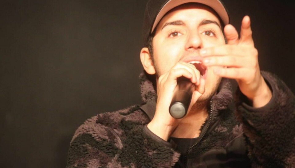Basim på scenen i Vamdrup. Foto: Elo Christoffersen. Basim på scenen i Vamdrup. Foto: Elo Christoffersen.