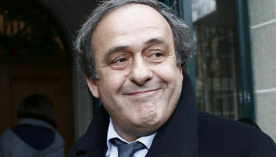 Suspenderet UEFA-præsident Michael Platini har appelleret sin suspendering, for han vil fortsat være præsident i fodboldforbundet. Foto: Denis Balibouse/Scanpix