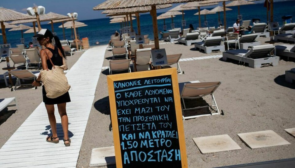 Flere rejseselskaber oplever at destinationer i Grækenland er de mest populære blandt danskere netop nu. Foto: REUTERS/Alkis Konstantinidis
