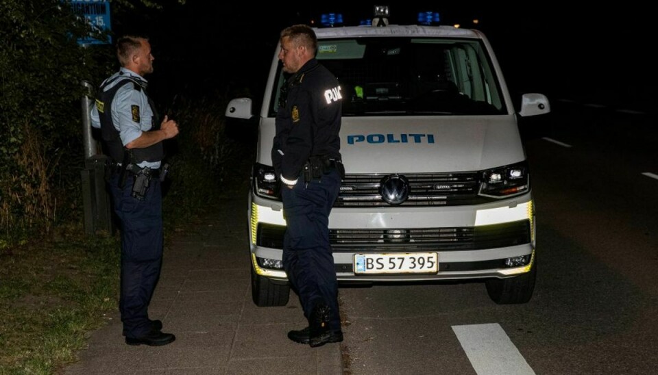 Politiet har været på stedet. Foto: Rasmus Skaftved