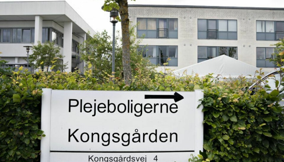Plejecenter Kongsgården i Viby i Aarhus har været i fokus efter en omstridt optagelse med en kvindelig beboer, som umiddelbart bliver behandlet uempatisk og ydmygende. (Arkivfoto) Foto: Henning Bagger/Scanpix