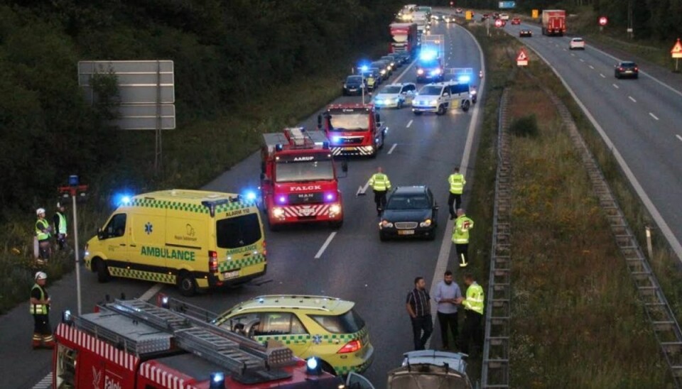 Torsdag aften døde en 19-årig mand efter en ulykke på Fyn. Foto: Presse-fotos.dk. Torsdag aften døde en 19-årig mand efter en ulykke på Fyn. Foto: Presse-fotos.dk.