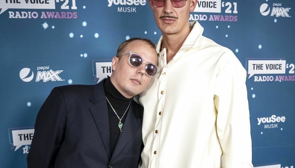 Andreas Odbjerg og Tobias Rahim hitter lige nu med 'Stor mand'. Andreas Odbjerg og Tobias Rahim hitter lige nu med 'Stor mand'.