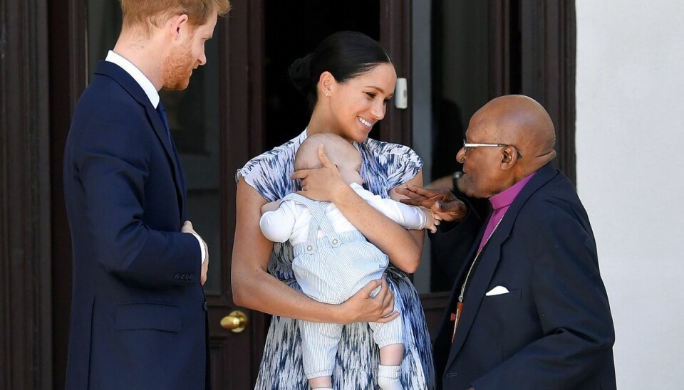 Billedet her er fra Harry, Meghan og Archies møde med Desmund Tutu den 25. september 2019. Billedet her er fra Harry, Meghan og Archies møde med Desmund Tutu den 25. september 2019.