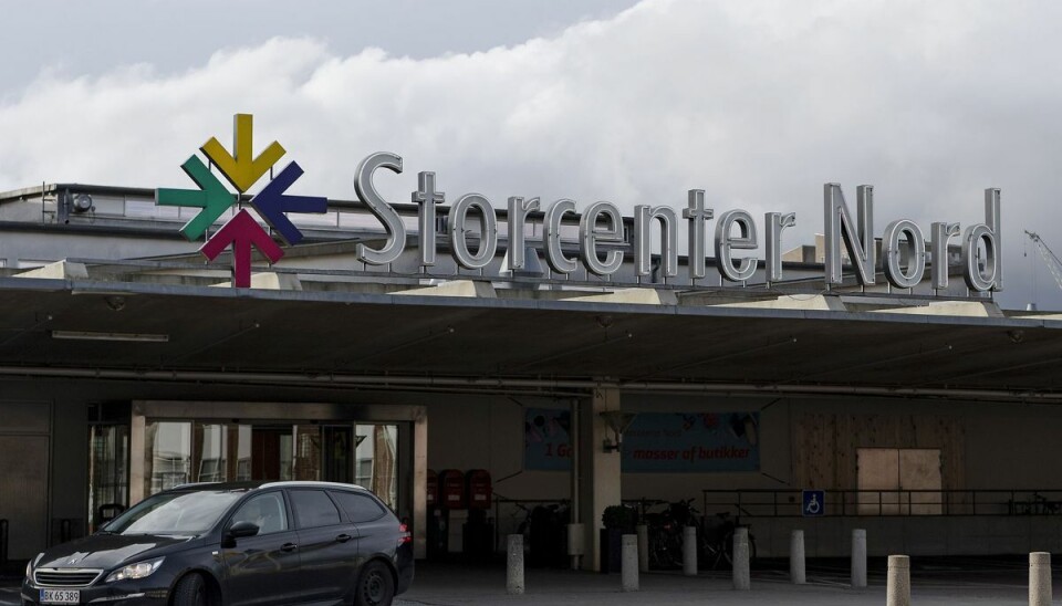 Det var her i Storcenter Nord i Aarhus, at kvinden blev taget for tyveriet Det var her i Storcenter Nord i Aarhus, at kvinden blev taget for tyveriet