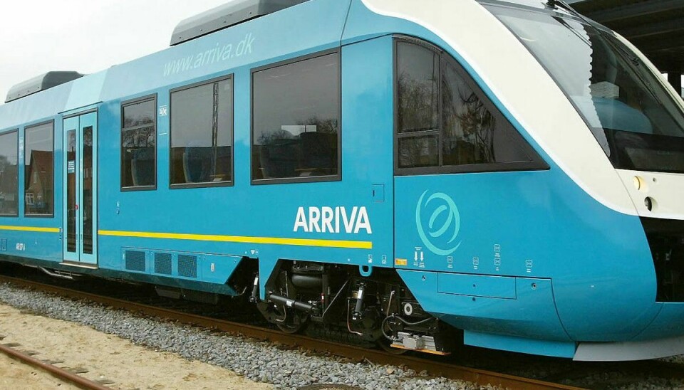 En 25-årig kvinde var onsdag udsat for en ubehagelig oplevelse i et tog.