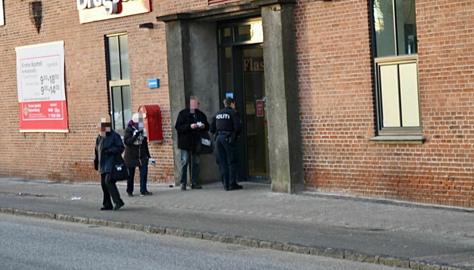 Politiet har foretaget undersøgelser på Nymarksvej.
