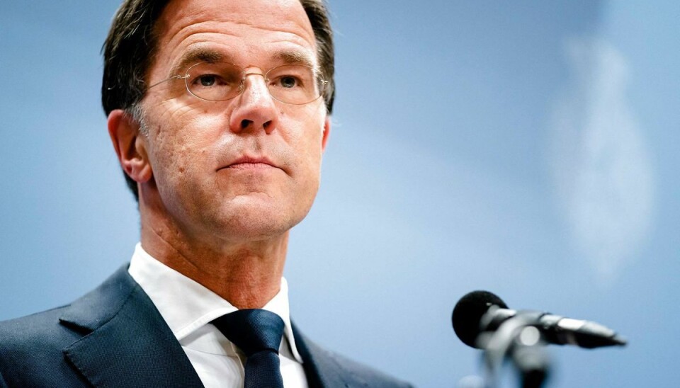 Den hollandske premierminister Mark Rutte. Den hollandske premierminister Mark Rutte.