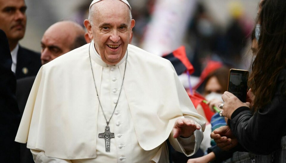 Pave Frans, som den 17. december fylder 85.