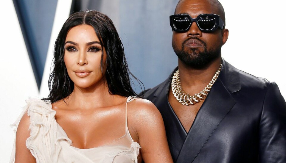 Kim Kardashian og Kanye West.