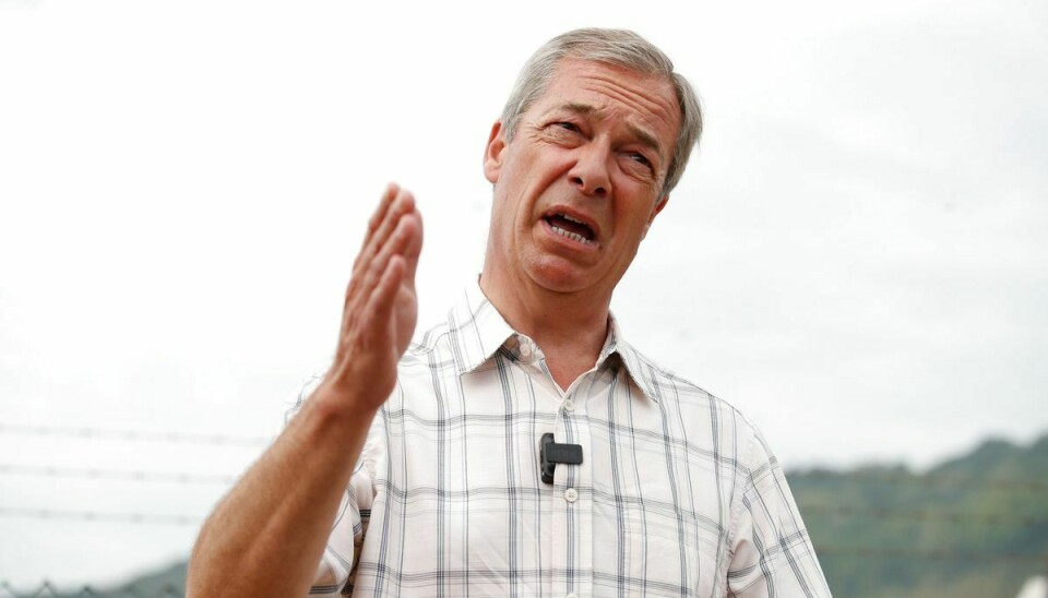 57-årige Nigel Farage er tidligere britisk politiker.