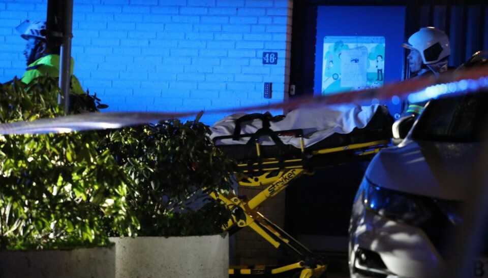 En person blev reddet ud af lejligheden En person blev reddet ud af lejligheden