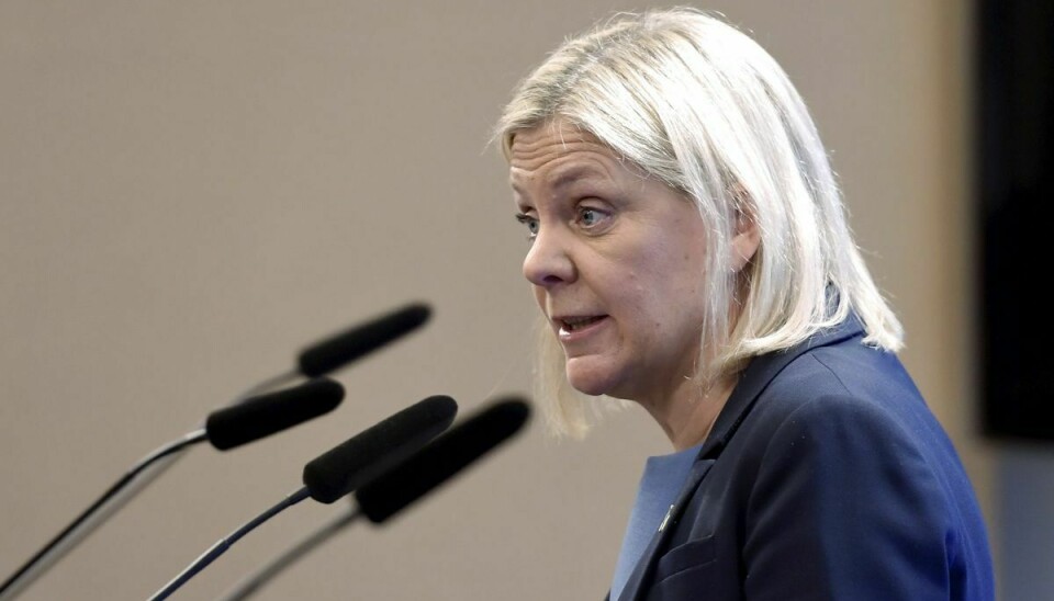 Sveriges første kvindelige statsminister holdt ikke en dag. Nu har hun valgt at trække sig efter få timer