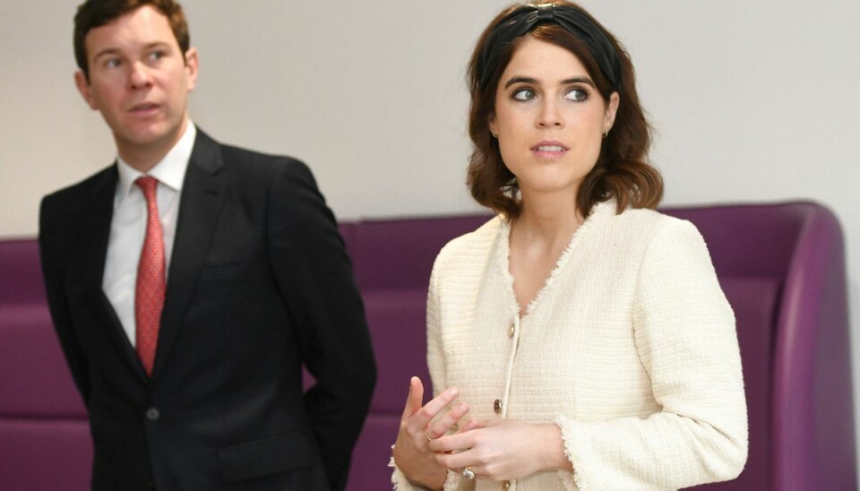 Prinsesse Eugenie og hendes mand Jack Brooksbank.