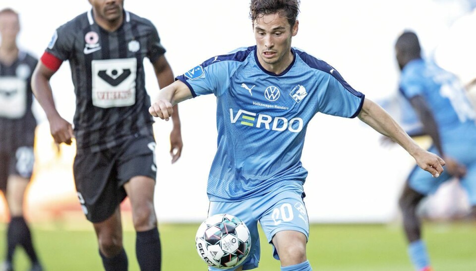 Randers FC's Vito Hammershøj-Mistrati er smittet med coronavirusset