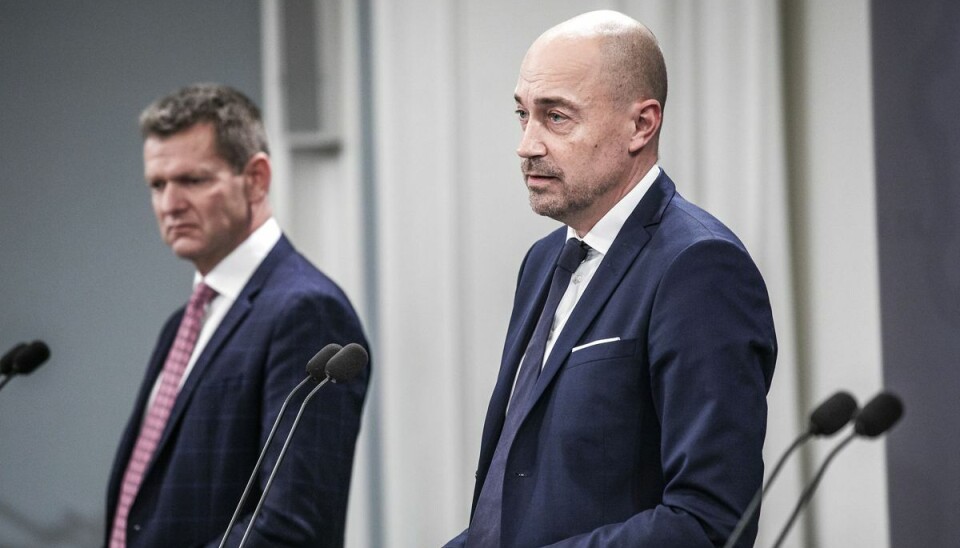 Nu melder ministeriet og styrelsen ud om situationen i Danmark Nu melder ministeriet og styrelsen ud om situationen i Danmark