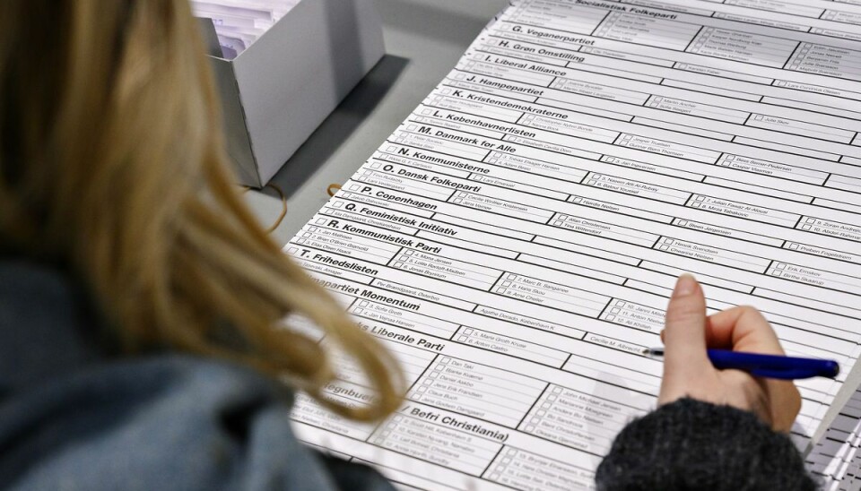 Parti kræver omvalg i København efter fejl ved stemmesedler Parti kræver omvalg i København efter fejl ved stemmesedler