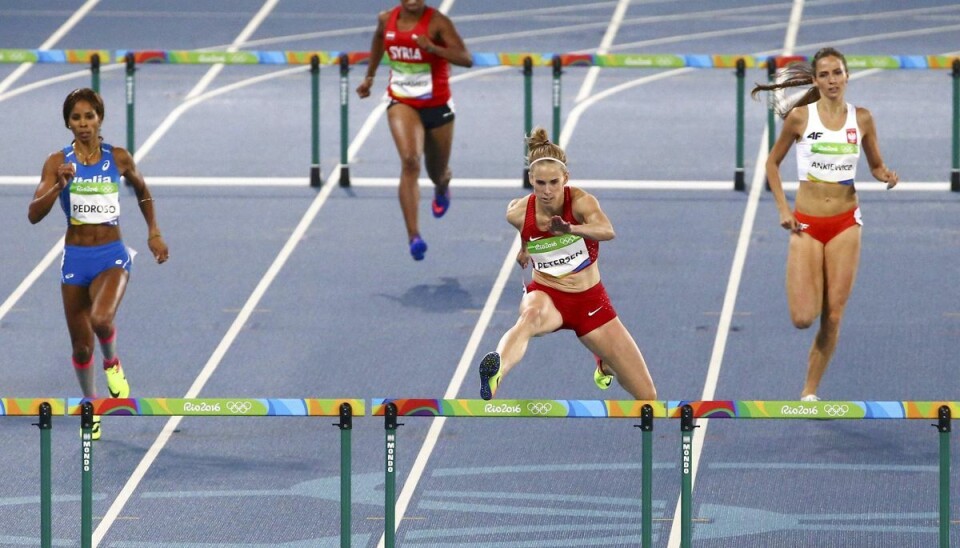 Sara Slott Petersen var blandt de danske atletikudøvere ved OL i Tokyo, men det kan være slut med danskere på de store atletikscener, hvis Dansk Atletik ikke kommer ud af sin økonomiske krise. (Arkivfoto)