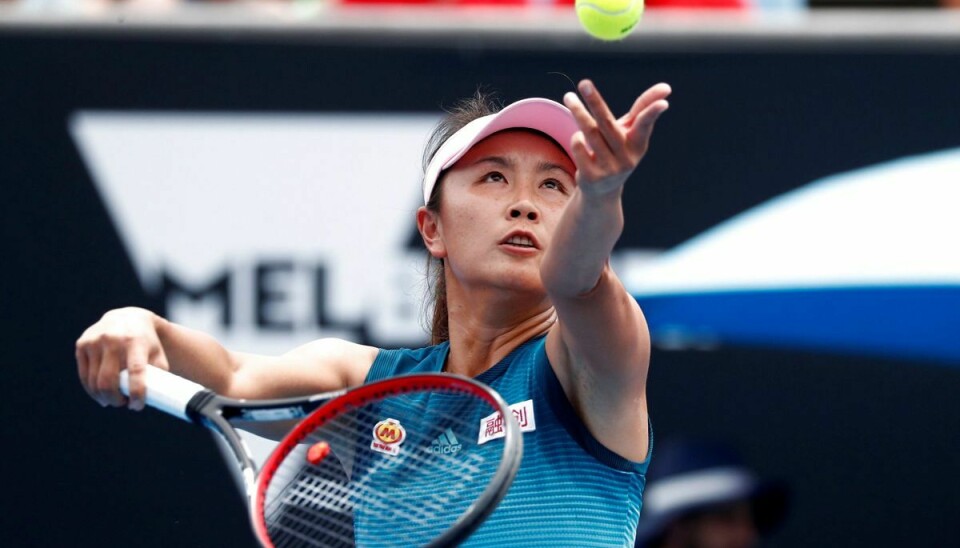 Den kinesiske tennisspiller Peng Shuai har været forsvundet i mere end to uger. (Arkivfoto)