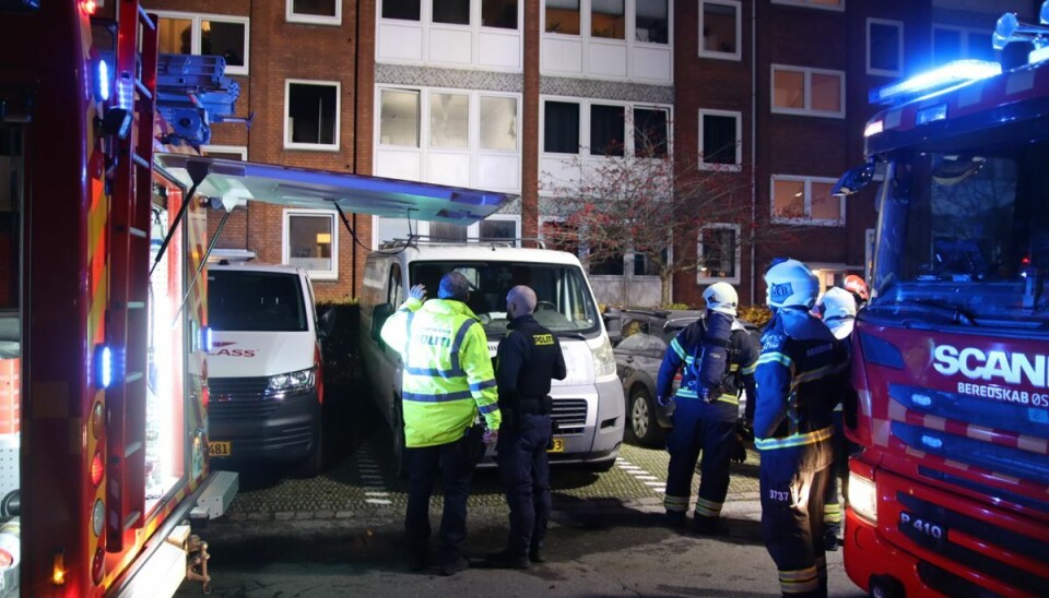 Årsagen til branden skal undersøges nærmere af politiet fredag. Årsagen til branden skal undersøges nærmere af politiet fredag.