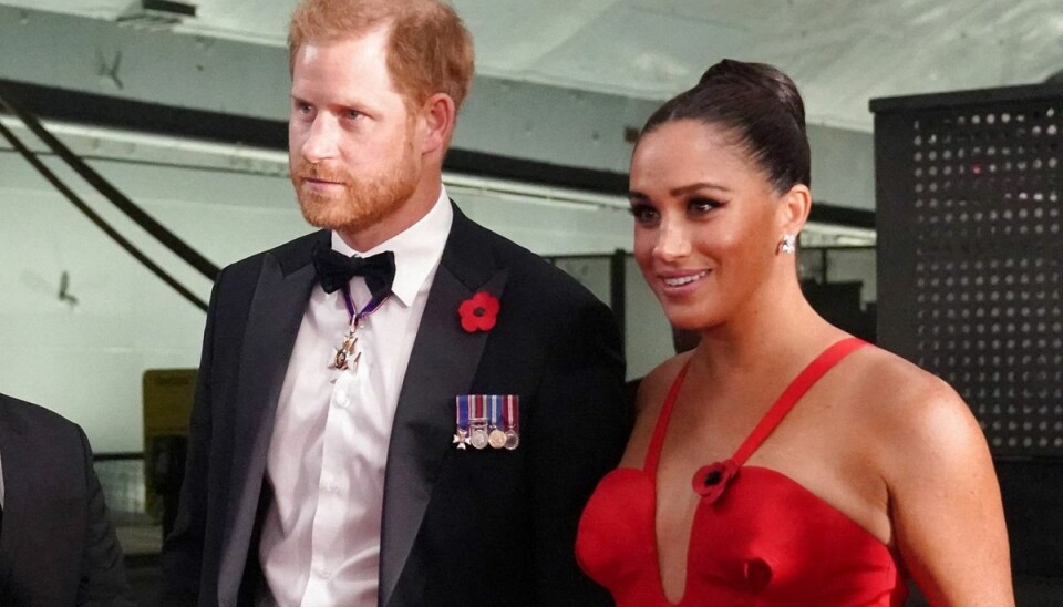 Harry og Meghan ankommer til gallaen i New York. Harry og Meghan ankommer til gallaen i New York.