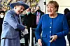 Den afgående tyske forbundskansler Angela Merkel og den 81-årige dronning Margrethe mødte onsdag hinanden i Berlin. Her spiste de frokost sammen i Merkels officielle residens.