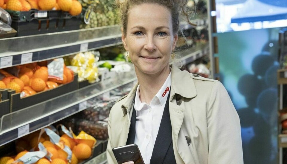 Kædedirektør Maria Beck-Tange, Dagli'Brugsen, er begejstret for den nye ubemandede butik i Sengeløse