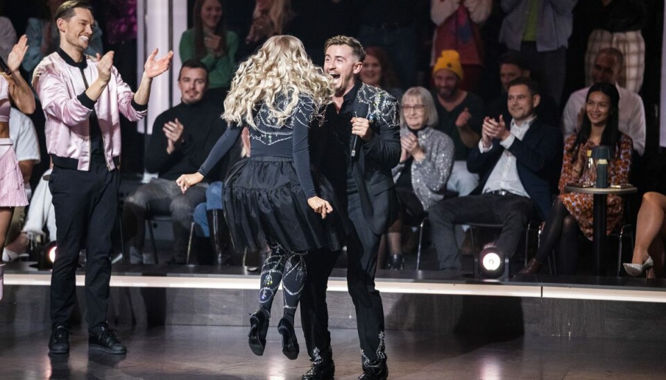 Jimilian og Asta Björk hoppede og dansede af glæde, da sejren var i hus. Jimilian og Asta Björk hoppede og dansede af glæde, da sejren var i hus.