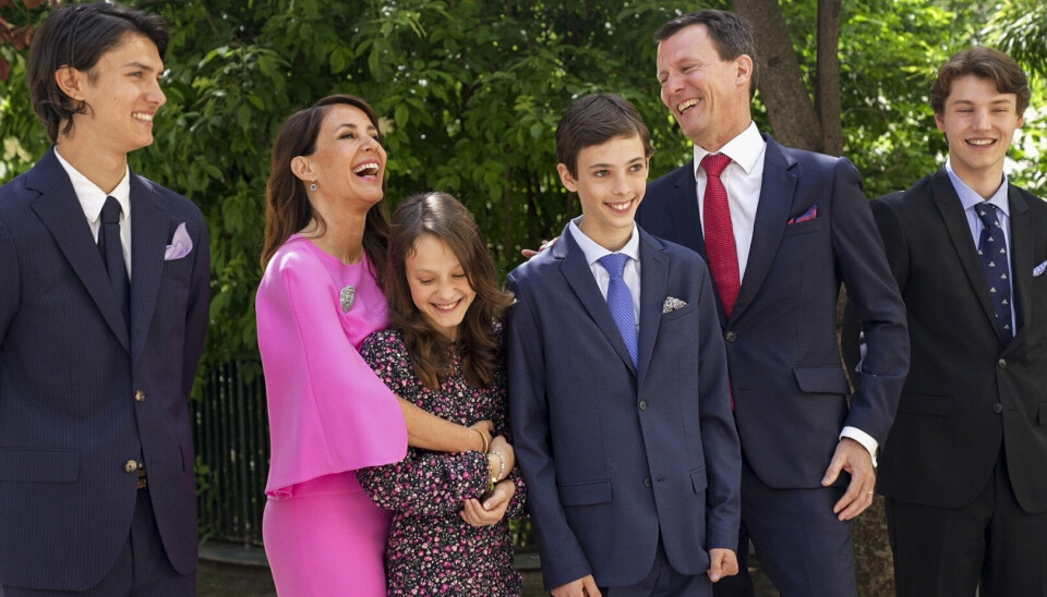 Prins Joachim, prinsesse Marie, komtesse Athena og grev Henrik er flyttet til USA. Prins Joachims to ældste sønner, grev Nikolai og grev Felix er henholdsvis flyttet til Australien og blevet tilbage i Danmark, for at studere. (Arkivfoto).