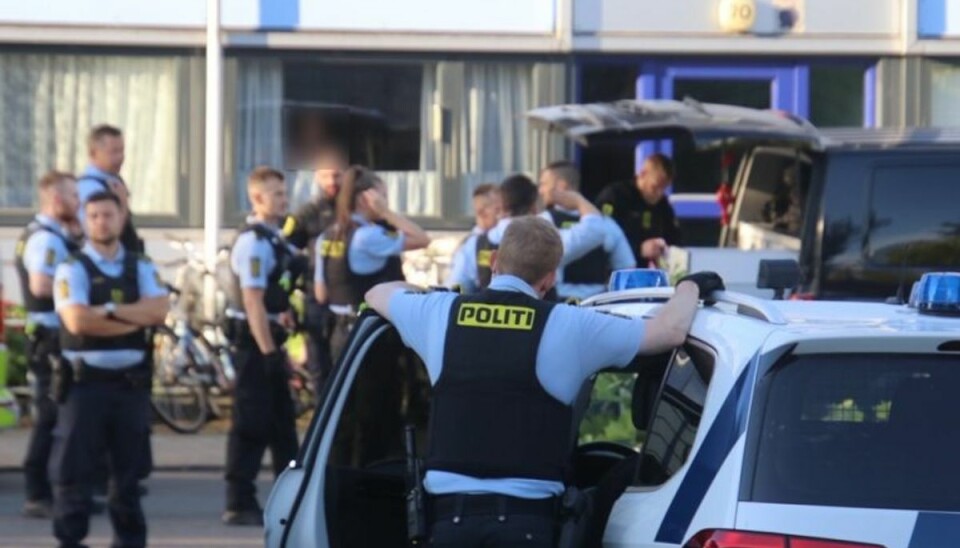 Det var torsdag morgen uvist, hvad der gik for sig på stedet. Foto: Presse-fotos.dk. Det var torsdag morgen uvist, hvad der gik for sig på stedet. Foto: Presse-fotos.dk.