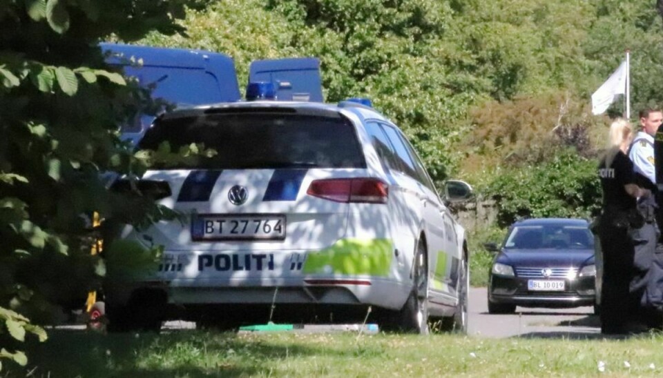 Torsdag har politiet ransaget 18 adresser i forbindelse med skyderier. Foto: Presse-fotos.dk.