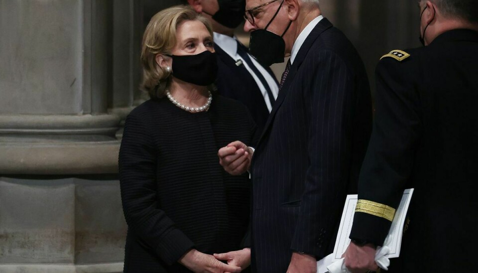 Hillary Clinton og David Rubenstein.