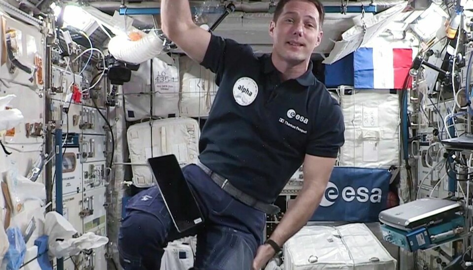 Astronaut Thomas Pesquet og hans kolleger er nu nødsaget til at bruge bleer.