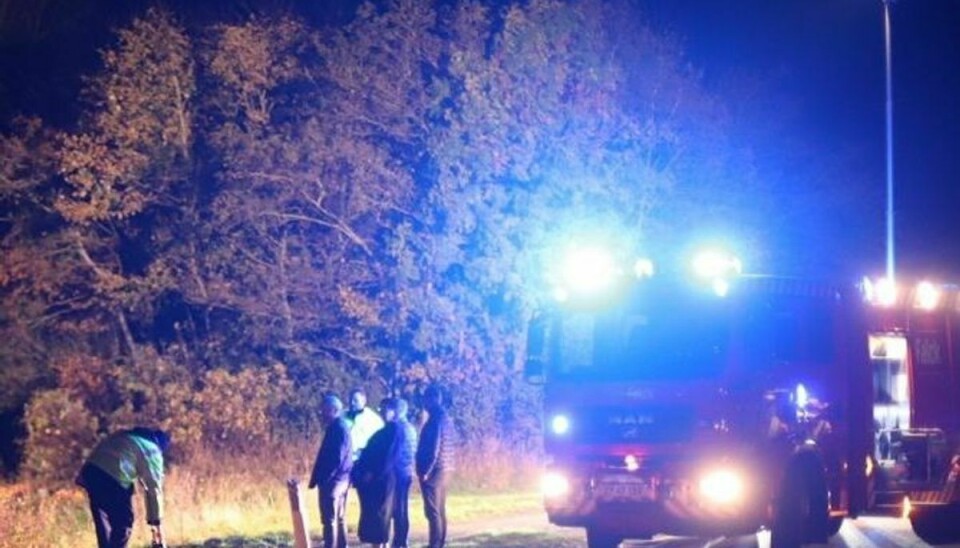 Fem unge mænd forulykkede på Frederikshavnsvej mellem Hjørring og Sønderskov natten til lørdag.