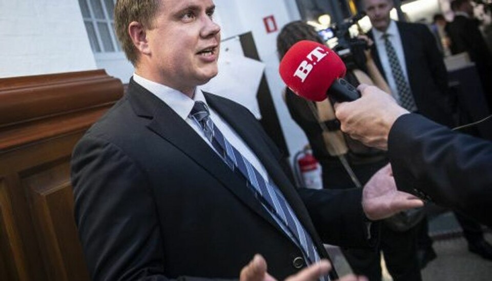 Dansk toppolitiker gør comeback Martin Henriksen vil i Folketinget igen. (Arkivfoto) Foto: Liselotte Sabroe/Scanpix